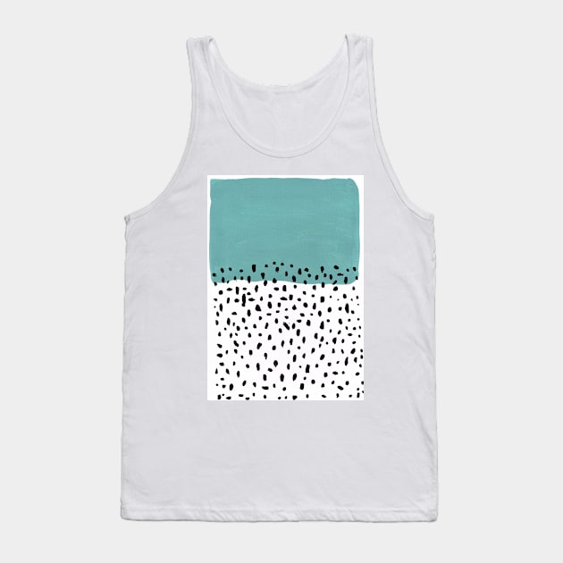 Color Block Dots Tank Top by opptop